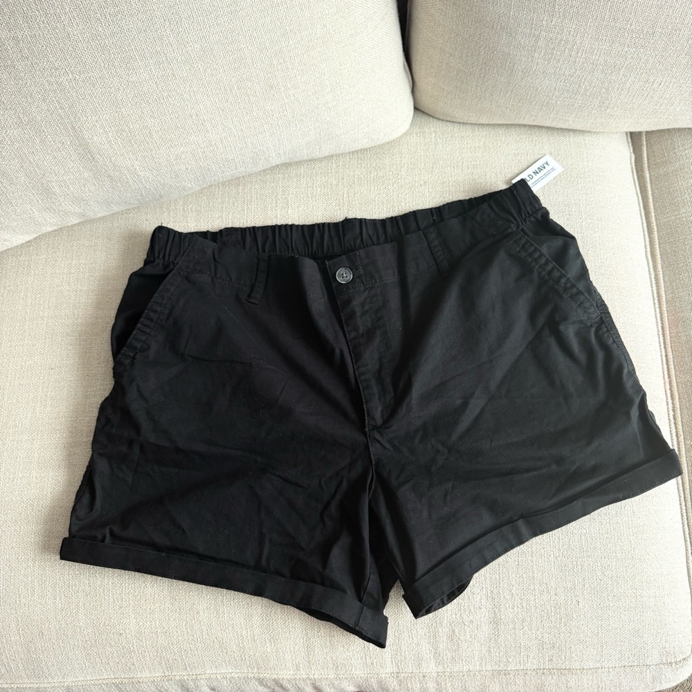 Old Navy Black Cargo Shorts Casual Lightweight